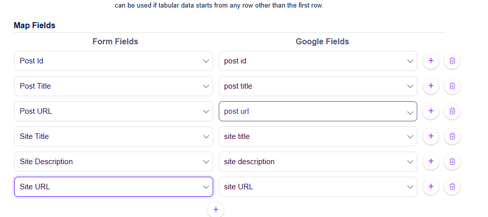 Bit Integrations Map Fields