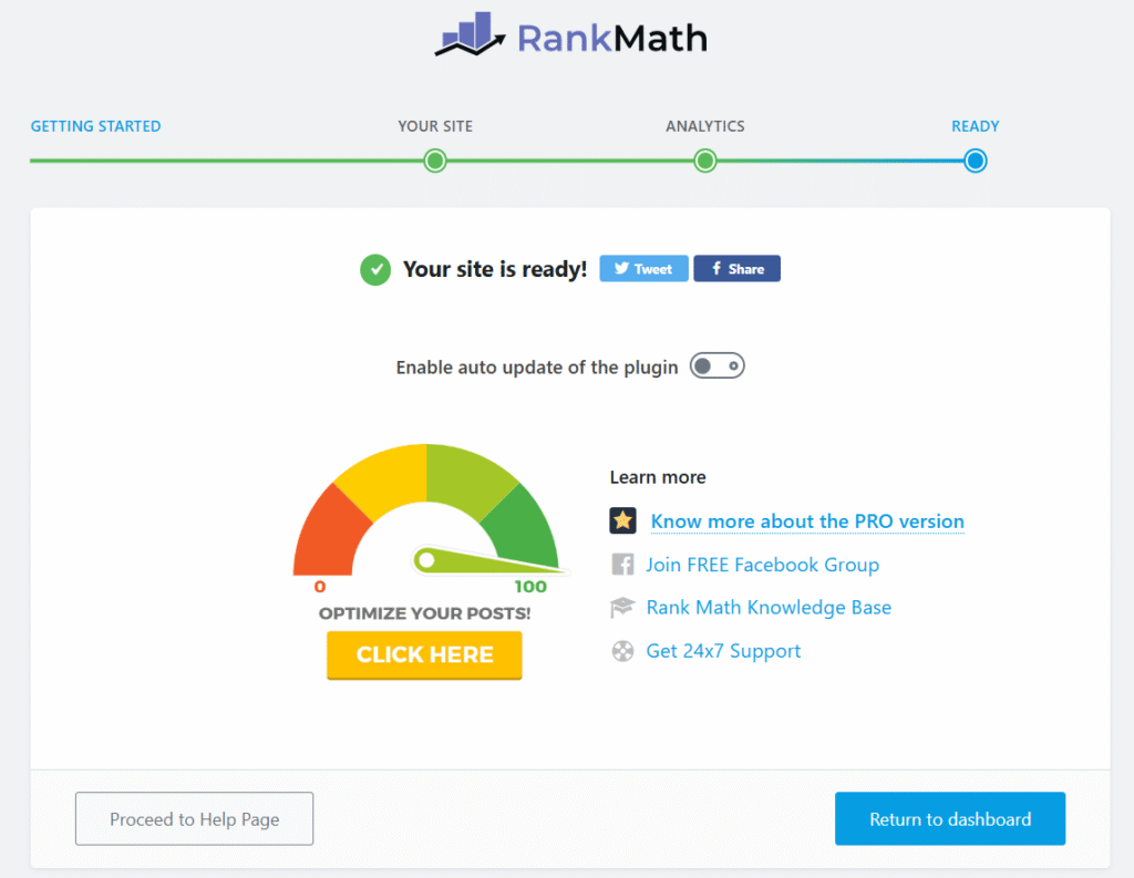 Rank Math Getting Started