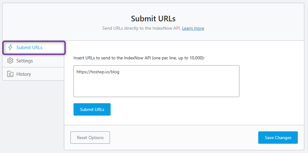 Rank Math Instant Indexing