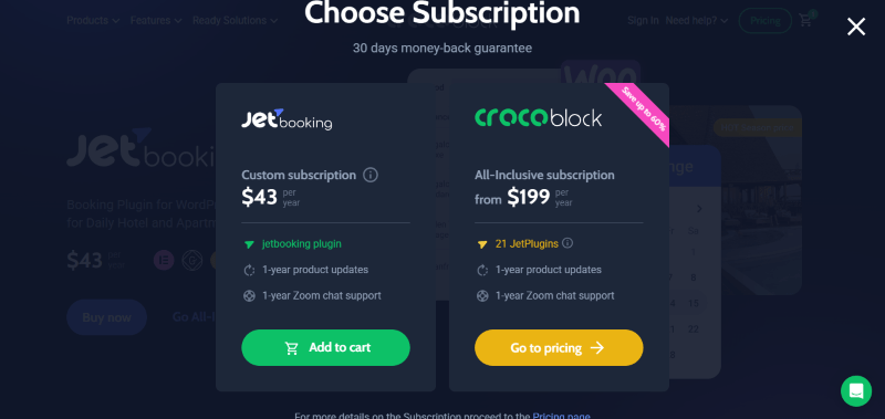jetbooking pricing