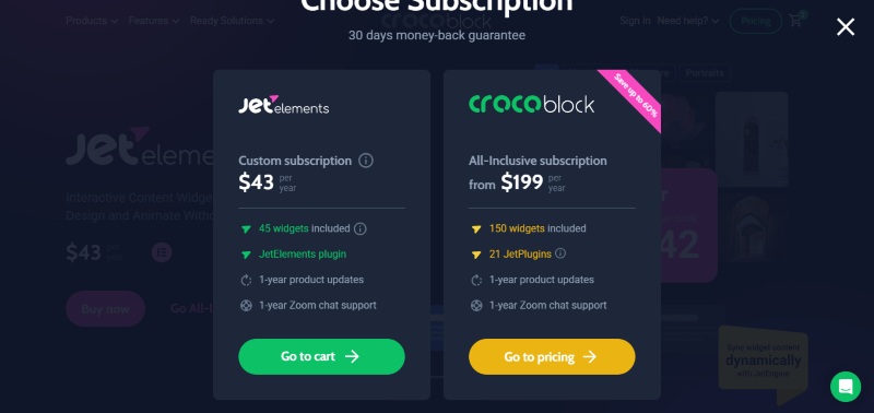 jetelements pricing