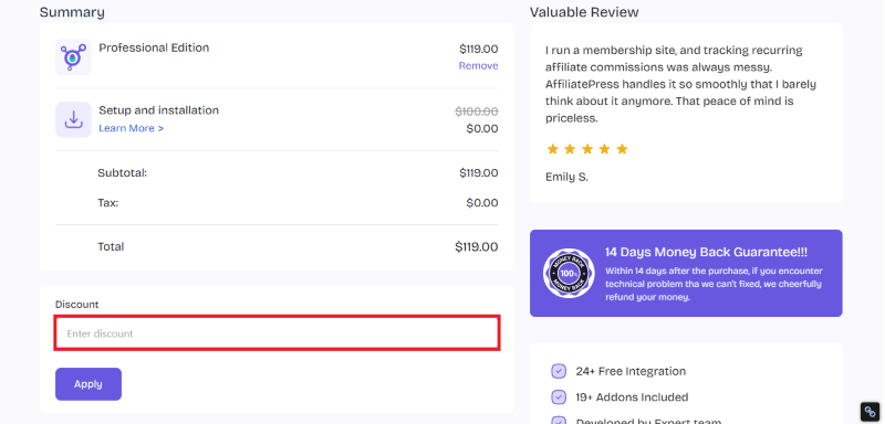 affiliatepress avail coupon