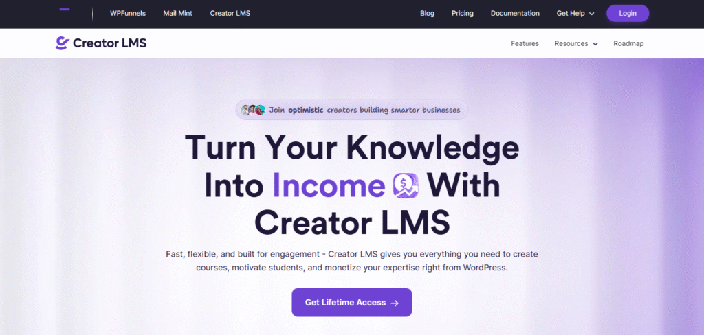 creator lms hero image