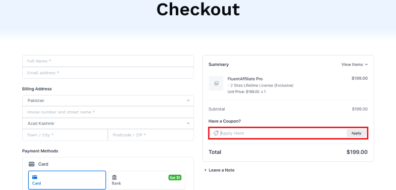 fluentaffiliate avail coupon