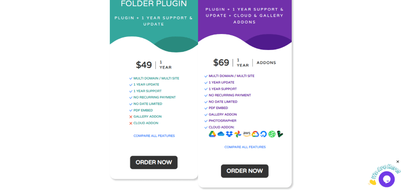 wp media folder pricing