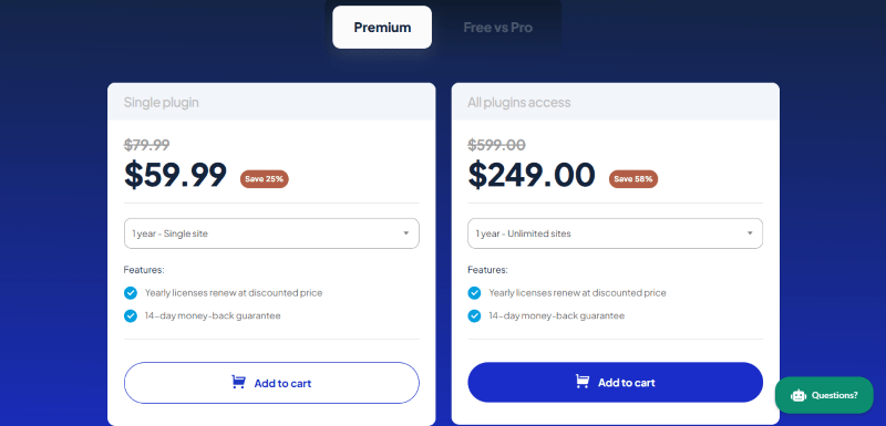 maximum products per user for woocommerce pricing