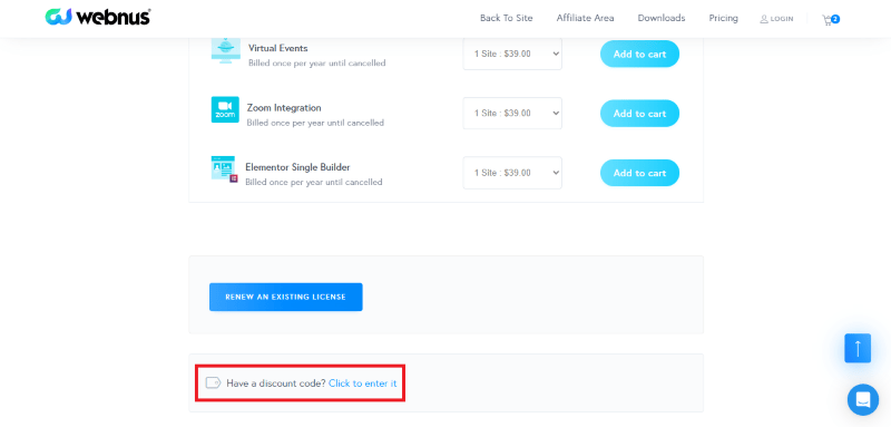 modern events calendar avail coupon