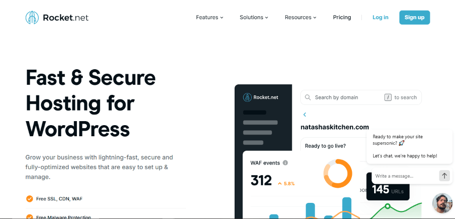 rocket.net hero image