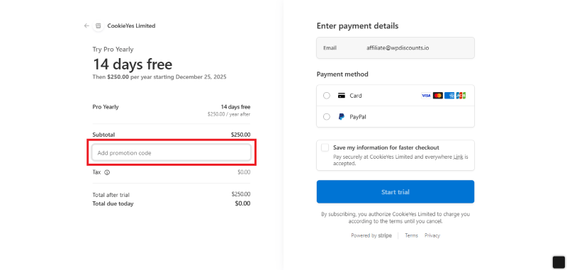 cookieyes avail coupon