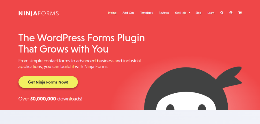 ninja forms hero image