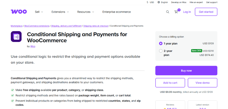 conditional shipping and payment hero image