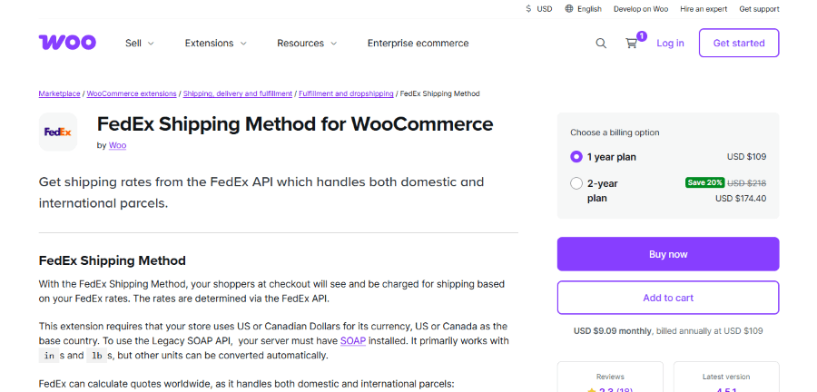 fedex shipping method hero image