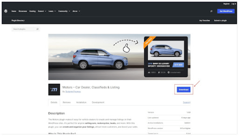motors plugin set up 3