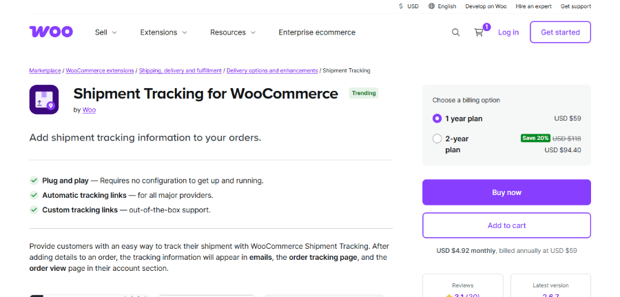 shipment tracking hero image