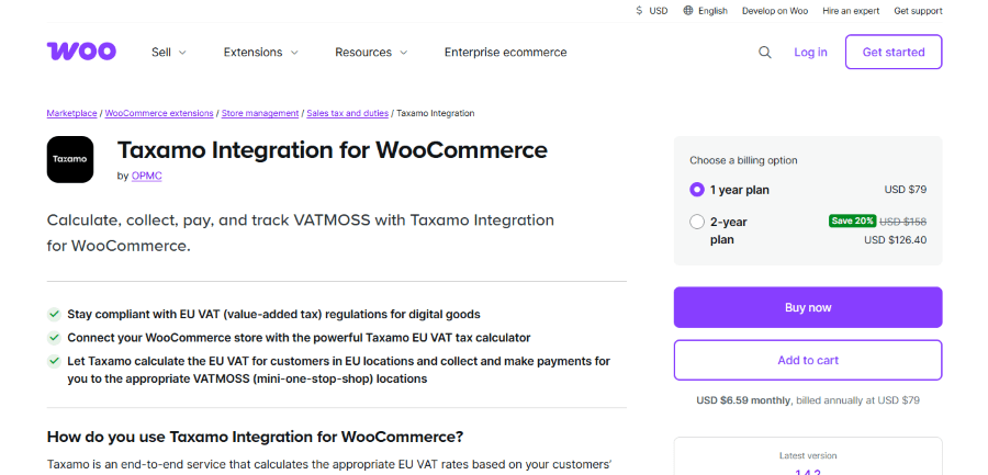 taxamo integration for woocommerce hero image