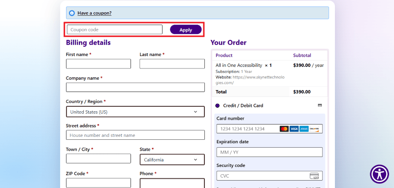 all in one accessibility avail coupon