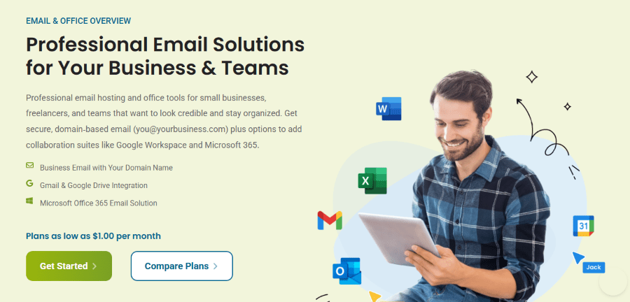 hostpapa email overview