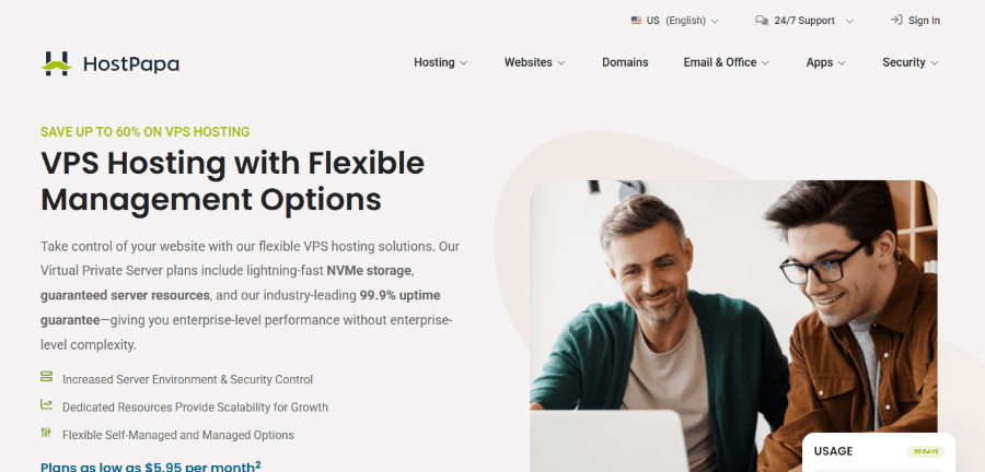 hostpapa vps hosting