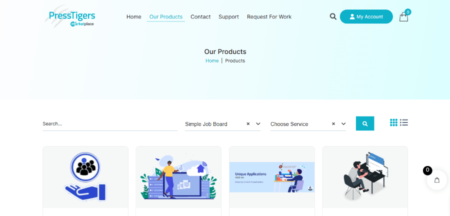 simple job board hero image