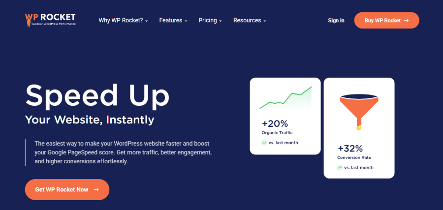 wp rocket hero image