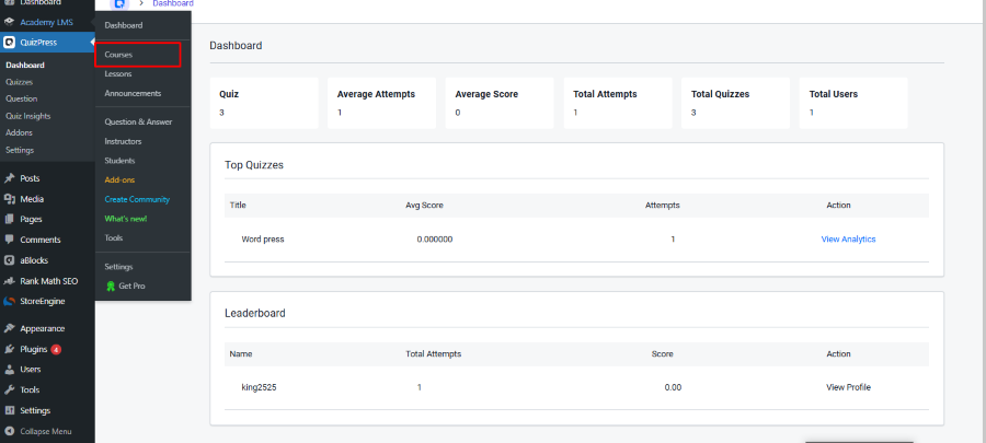 academy lms step one