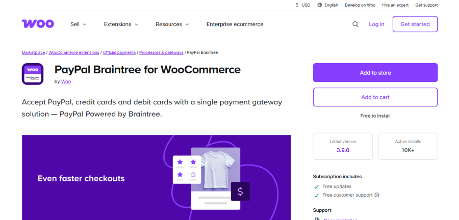 braintree for woocommerce hero image