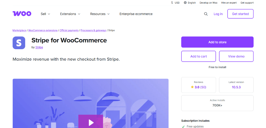 stripe for woocommerce hero image