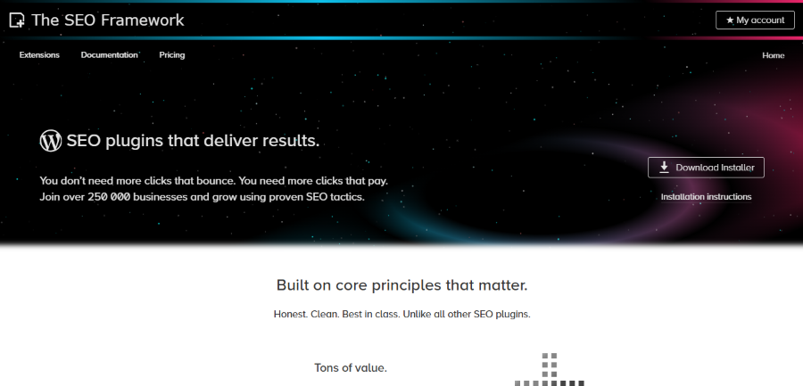 the seo framework hero image