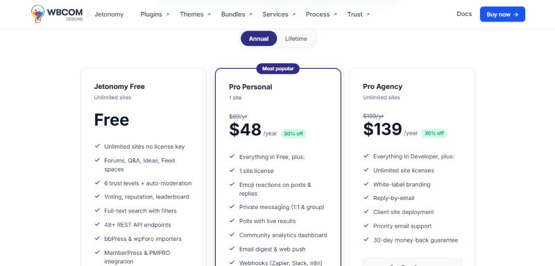 jetonomy pricing