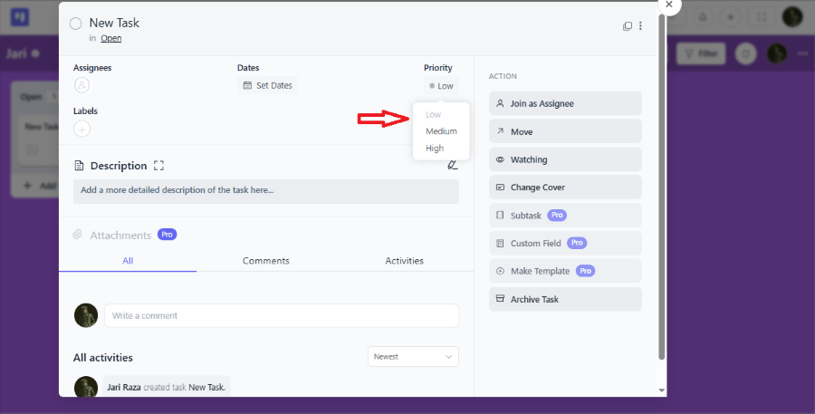 task priority