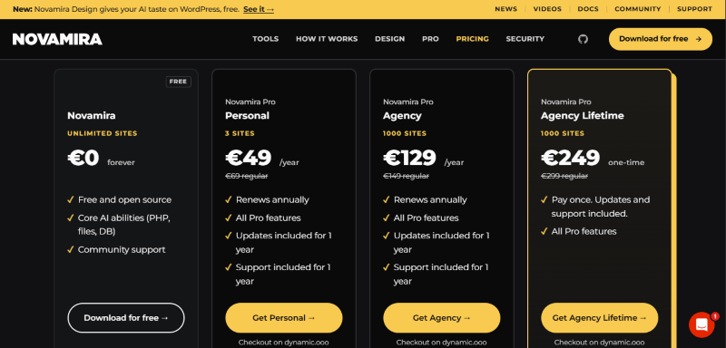novamira pricing