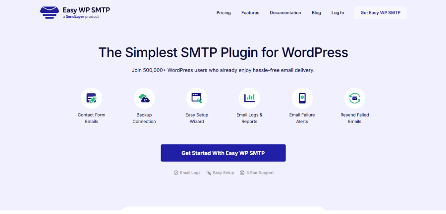 easy wp smtp hero image