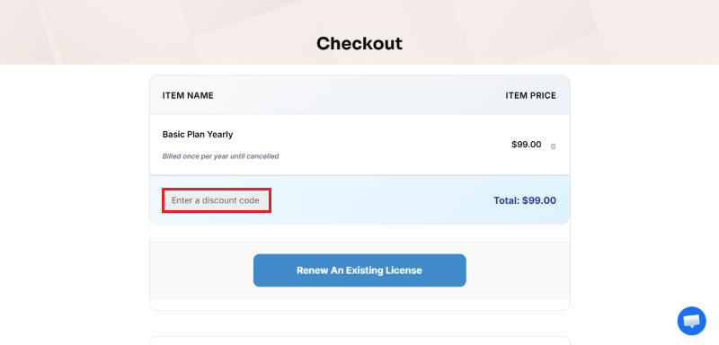 doublescale checkout