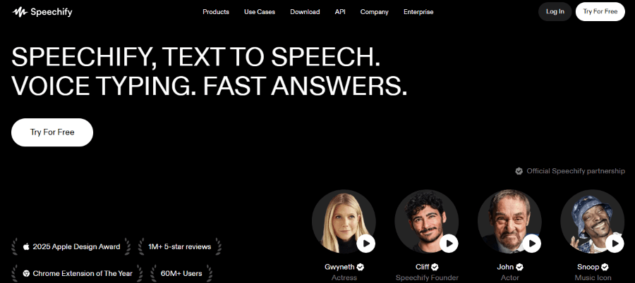speechify hero image